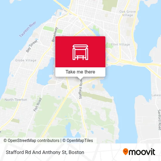 Stafford Rd And Anthony St map