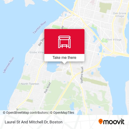 Laurel St And Mitchell Dr map