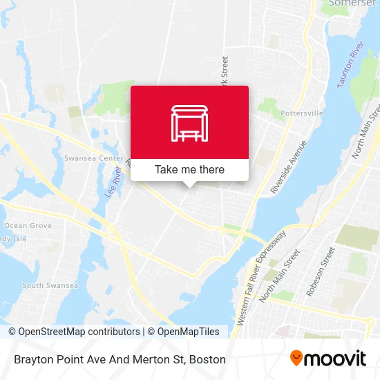 Brayton Point Ave And Merton St map