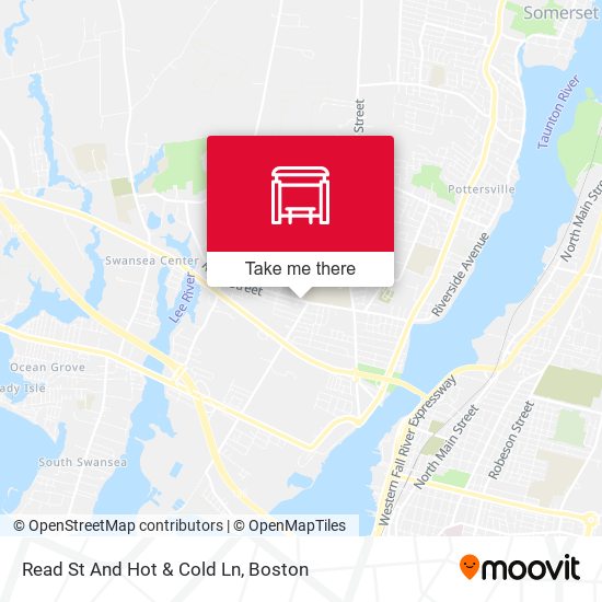 Mapa de Read St And Hot & Cold Ln