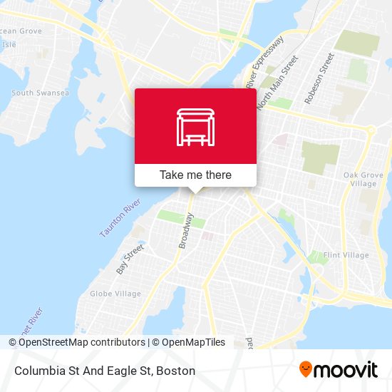 Mapa de Columbia St And Eagle St