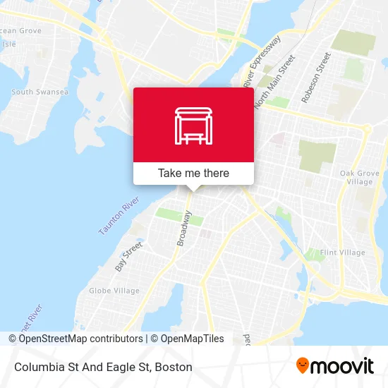 Columbia St And Eagle St map