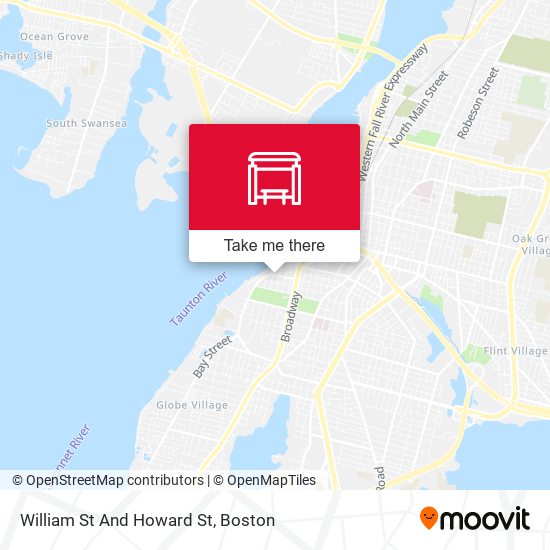 William St And Howard St map