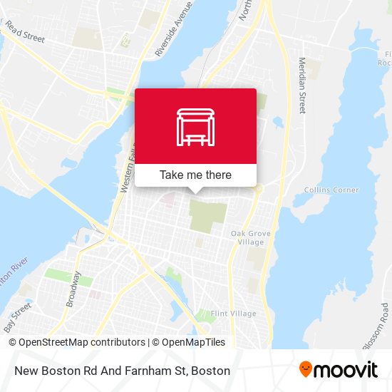 Mapa de New Boston Rd And Farnham St