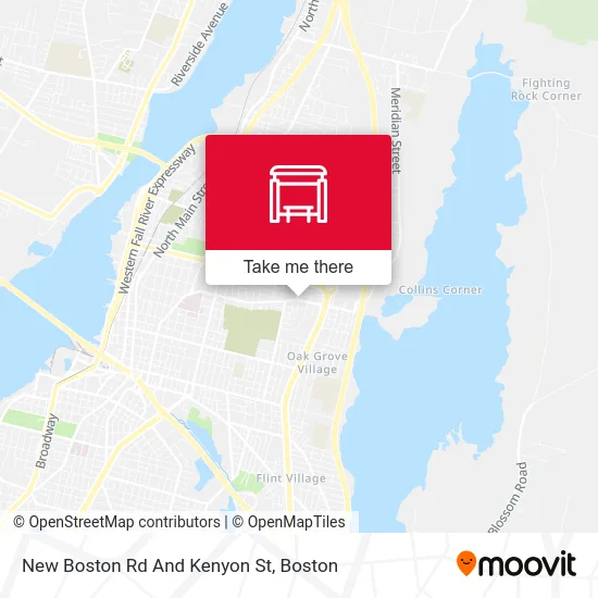 New Boston Rd And Kenyon St map