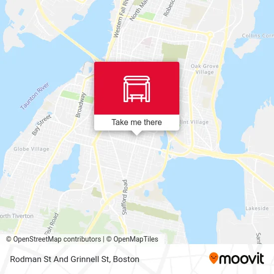 Rodman St And Grinnell St map