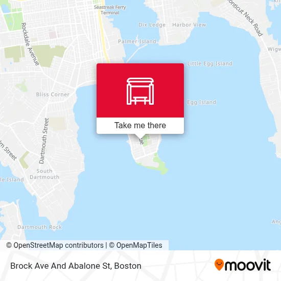 Brock Ave And Abalone St map