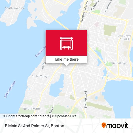 Mapa de E Main St And Palmer St