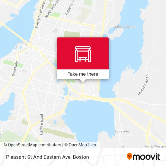 Pleasant St And Eastern Ave map