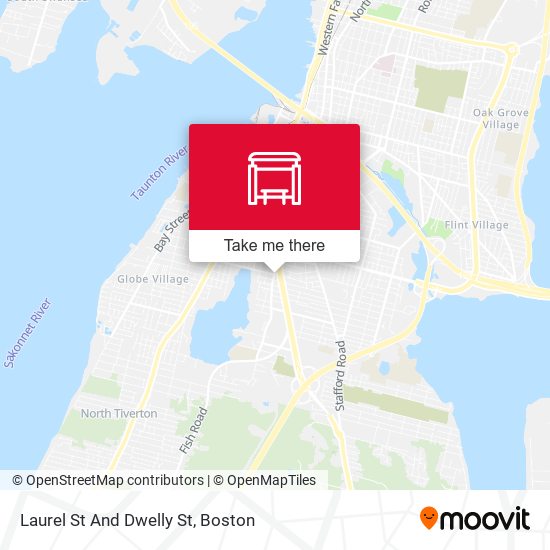 Mapa de Laurel St And Dwelly St
