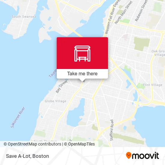 Save A-Lot map