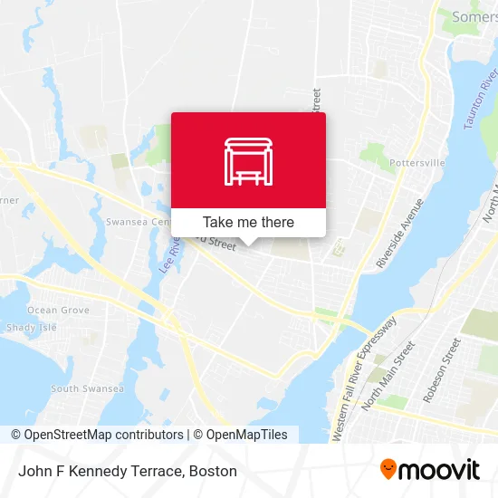 John F Kennedy Terrace map