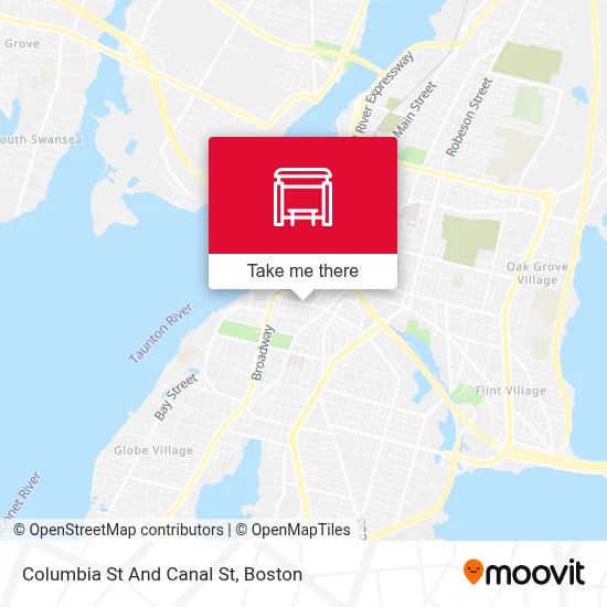 Columbia St And Canal St map