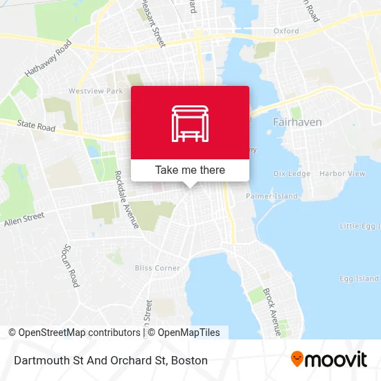 Dartmouth St And Orchard St map