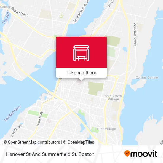 Hanover St And Summerfield St map