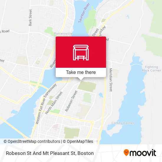 Robeson St And Mt Pleasant St map