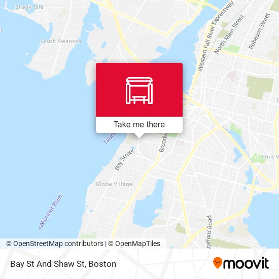 Bay St And Shaw St map