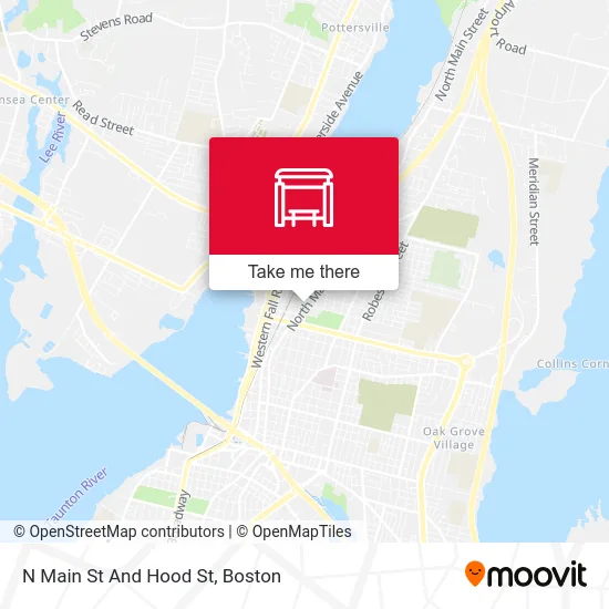 N Main St And Hood St map