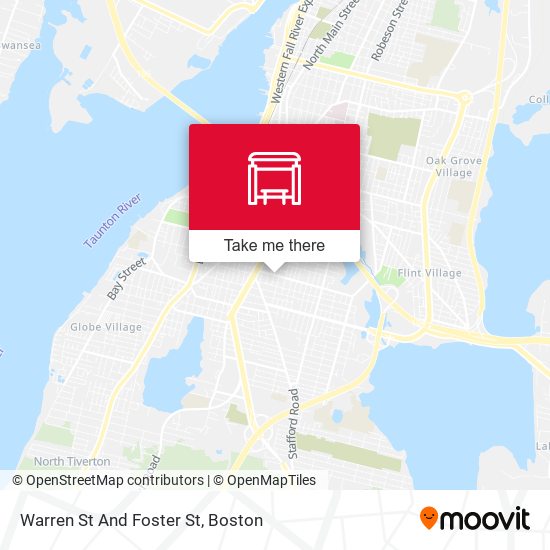 Mapa de Warren St And Foster St