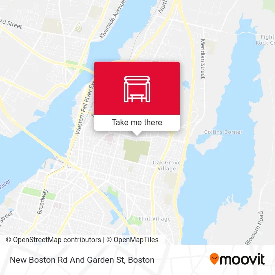 New Boston Rd And Garden St map