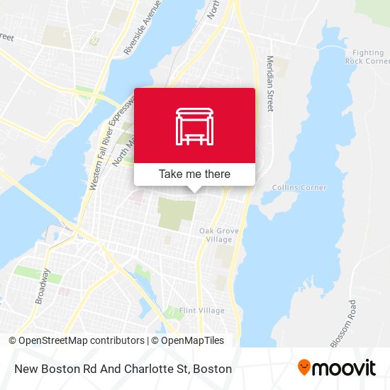Mapa de New Boston Rd And Charlotte St