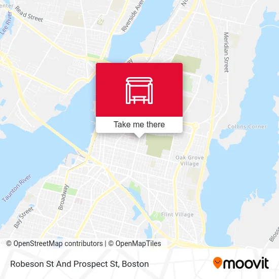 Robeson St And Prospect St map