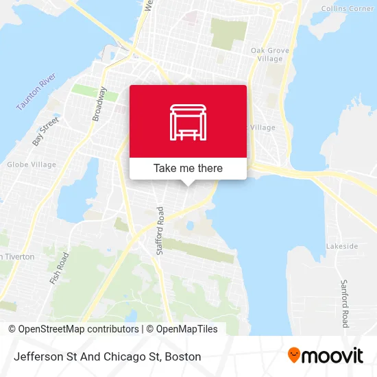 Jefferson St And Chicago St map