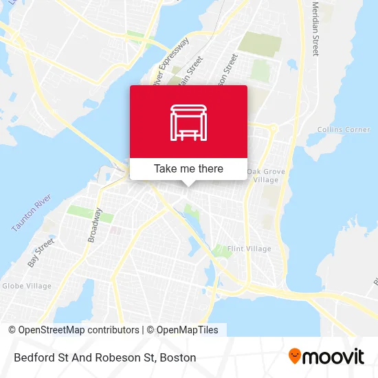 Bedford St And Robeson St map