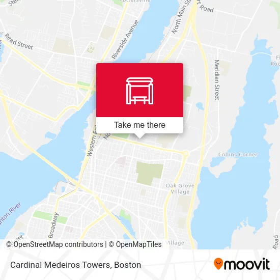 Cardinal Medeiros Towers map