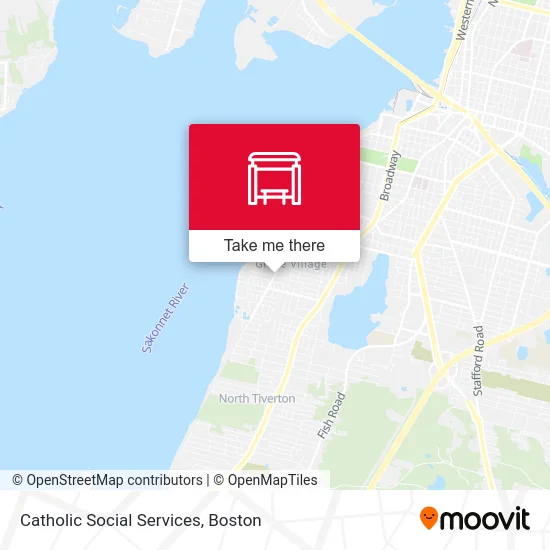 Catholic Social Services map