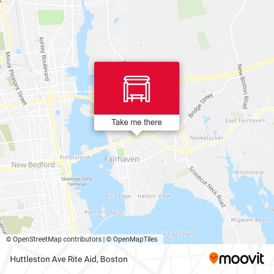 Huttleston Ave Rite Aid map