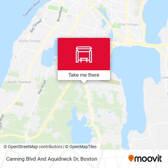 Canning Blvd And Aquidneck Dr map