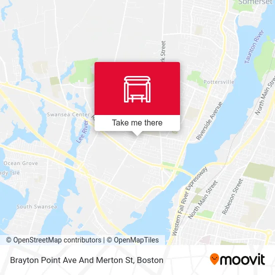 Brayton Point Ave And Merton St map