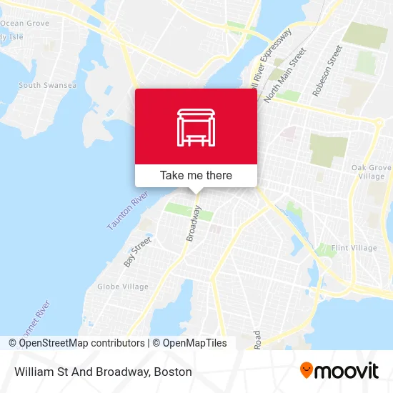 William St And Broadway map