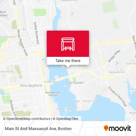 Main St And Massasoit Ave map