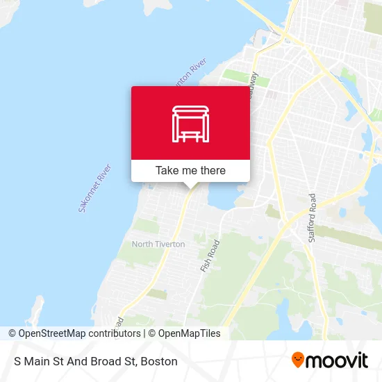 S Main St And Broad St map