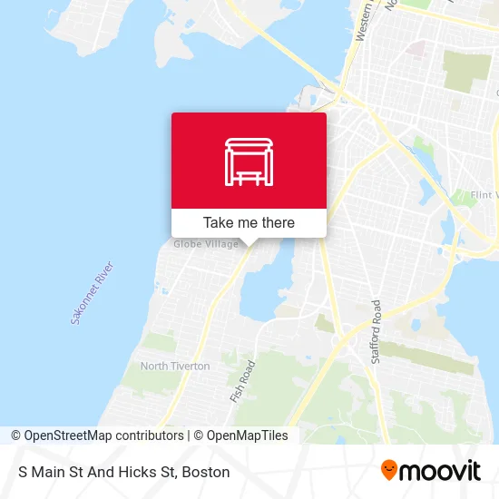 S Main St And Hicks St map