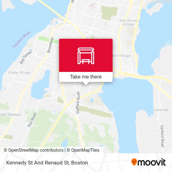 Kennedy St And Renaud St map