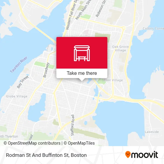 Rodman St And Buffinton St map