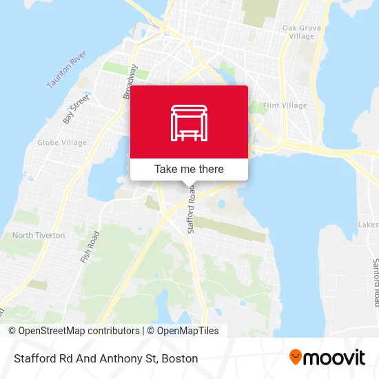 Stafford Rd And Anthony St map