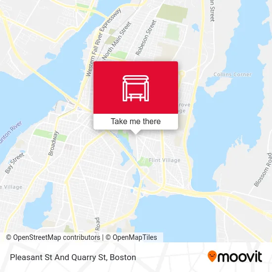 Pleasant St And Quarry St map