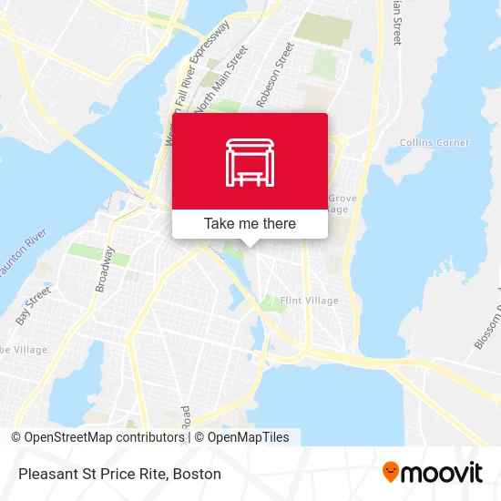 Pleasant St Price Rite map