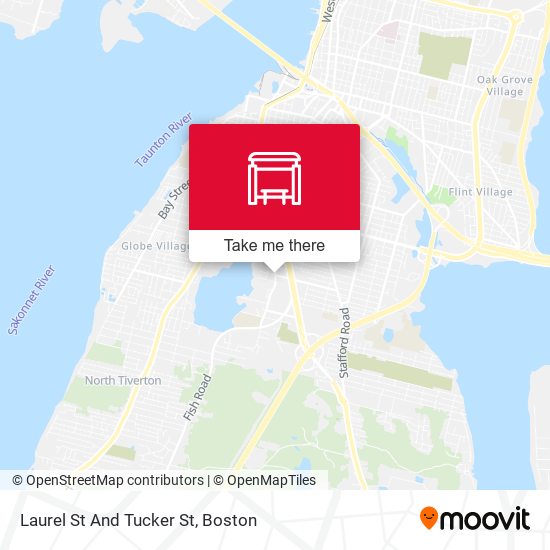 Mapa de Laurel St And Tucker St