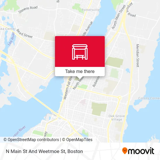 N Main St And Weetmoe St map
