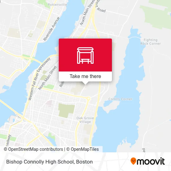 Bishop Connolly High School map