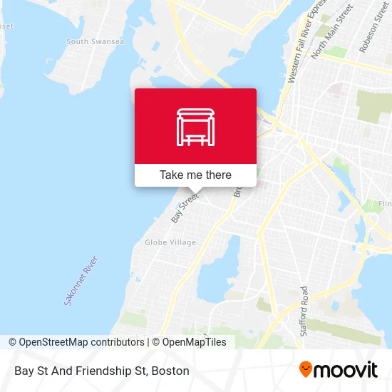 Bay St And Friendship St map