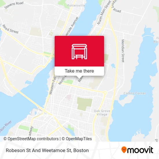 Robeson St And Weetamoe St map