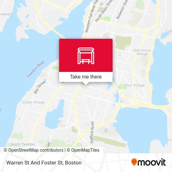Warren St And Foster St map