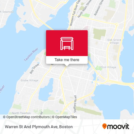 Warren St And Plymouth Ave map