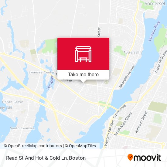 Read St And Hot & Cold Ln map